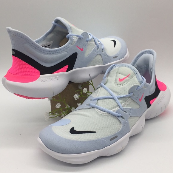 WMNS NIKE FREE RN 5.0 white/black-half blue - Picture 2 of 8